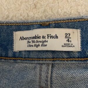 90’s straight ultra high rise Abercrombie Jeans